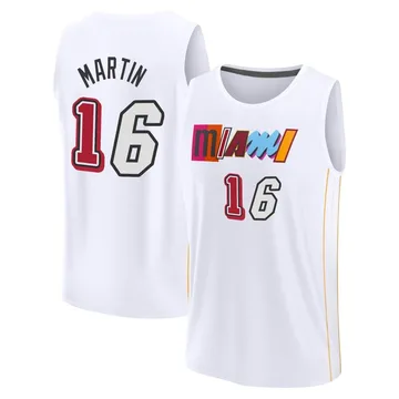 Caleb Martin Signed 2020-21 City Edition Miami Heat Jersey Size L JSA  CERTIFIED